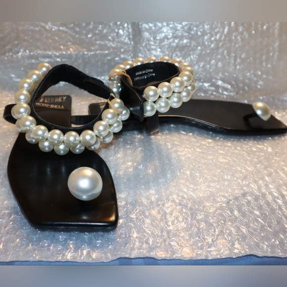 Jeffrey Campbell Chateau Sandals Black Size 9 - Picture 7 of 11